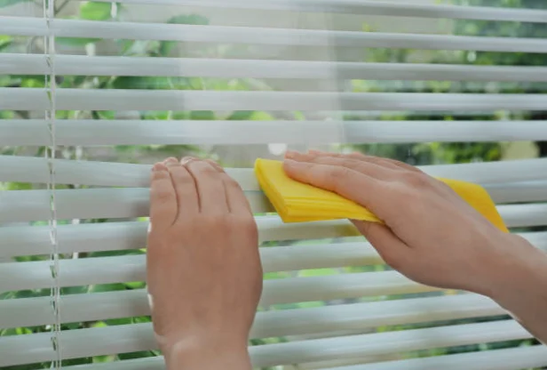 fastest way to clean blinds