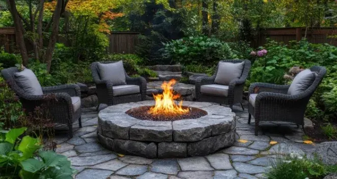 how to build outdoor fireplace